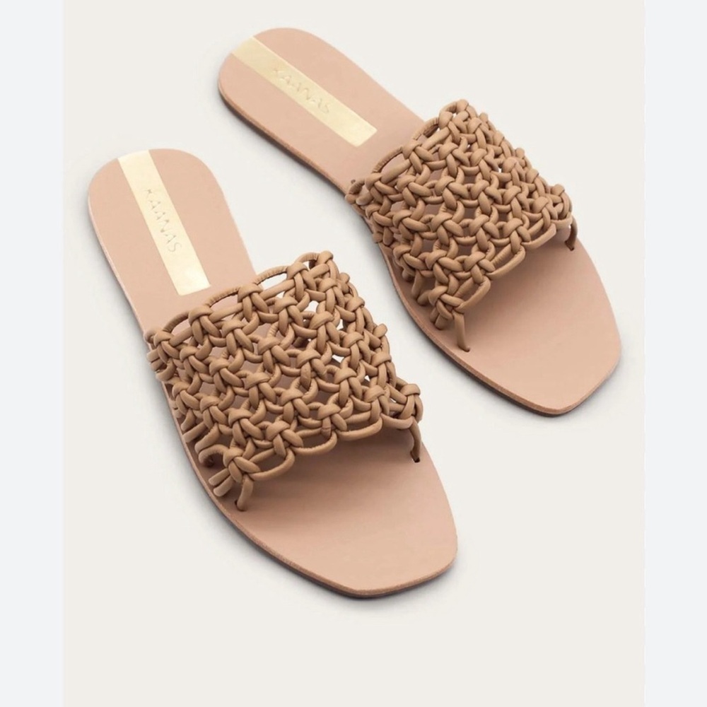 KAANAS Atka Spiderweb Band Slip-On Sandals - Size 8M - Picture 2 of 6